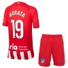 Original Trikotsatz Atlético Madrid Morata 19 Heimtrikot 2023-24 Für Kinder